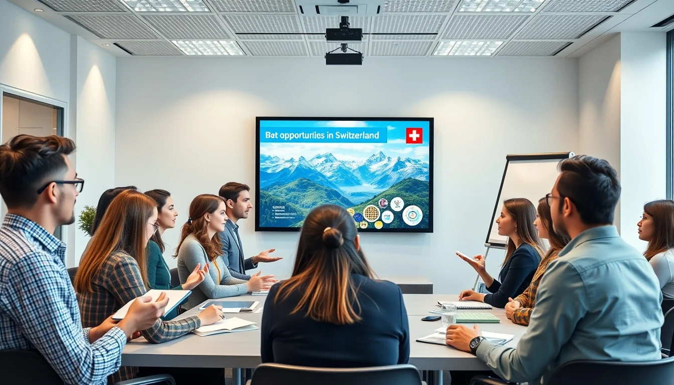 スイスでの外国人向け求人